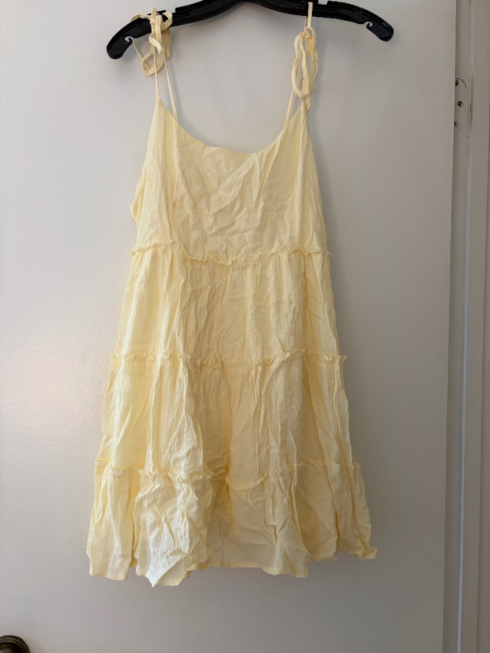 Butter yellow summer dress